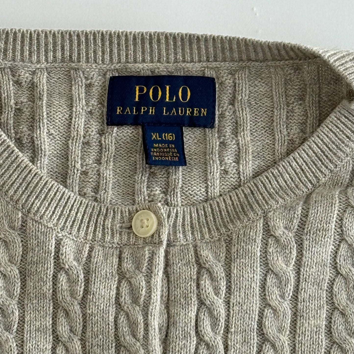 Ralph Lauren Cable Knit Cardigan - Medium
