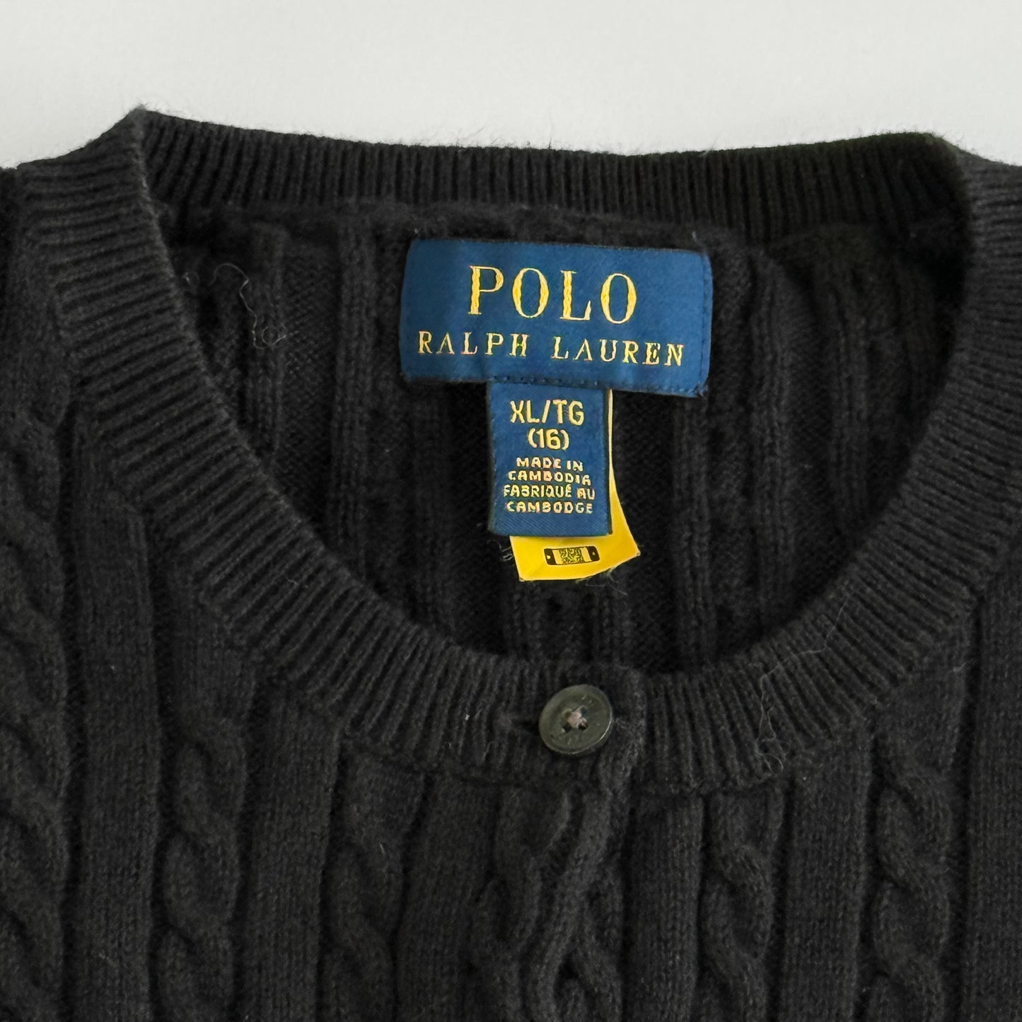 Ralph Lauren Cable Knit Cardigan - XS
