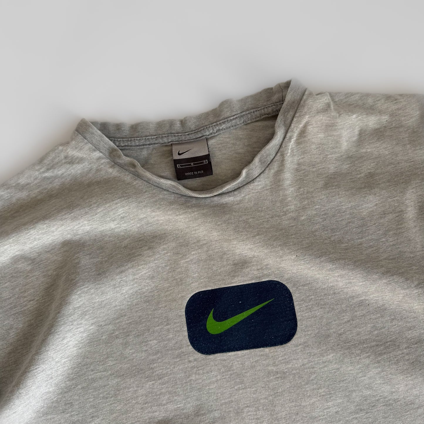 00s Nike Centre Swoosh T-Shirt - Large