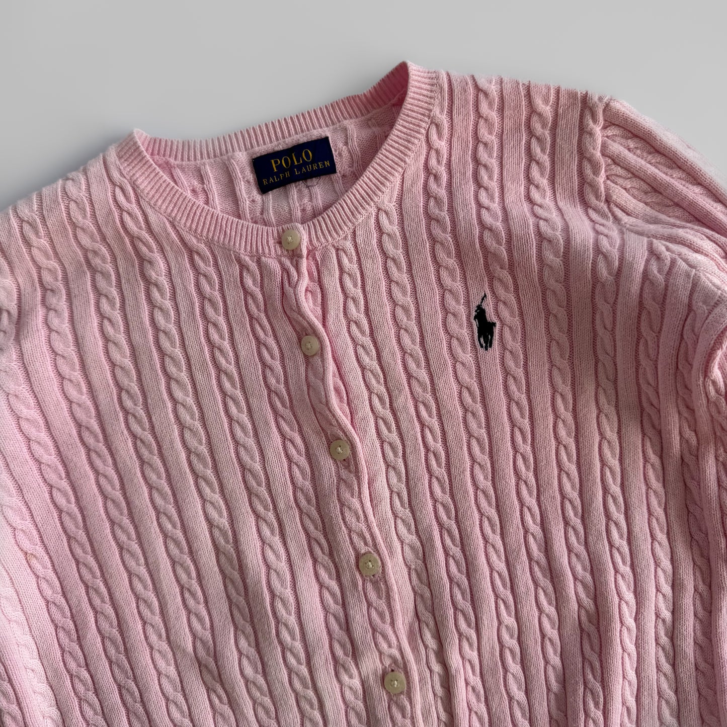 Ralph Lauren Cable Knit Cardigan - Medium