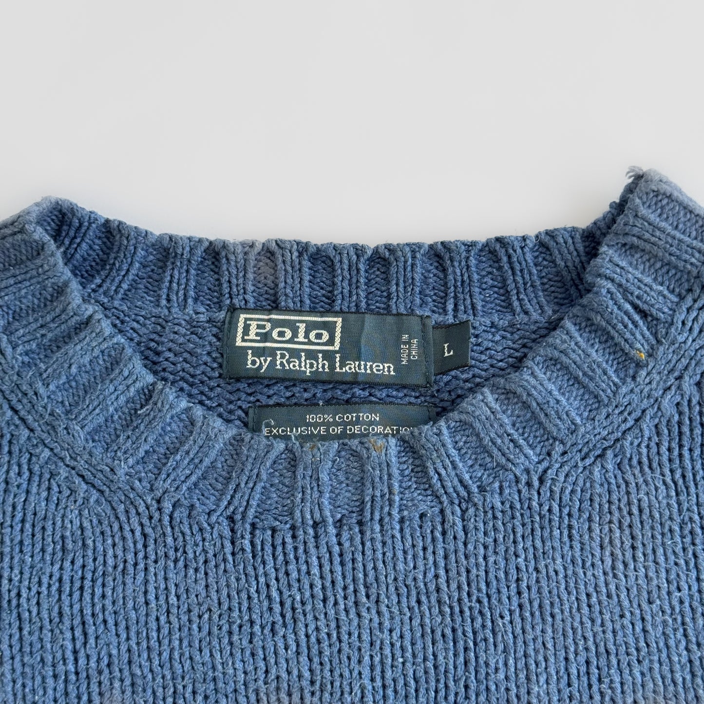 Ralph Lauren Heavy Knit Sweater - Large