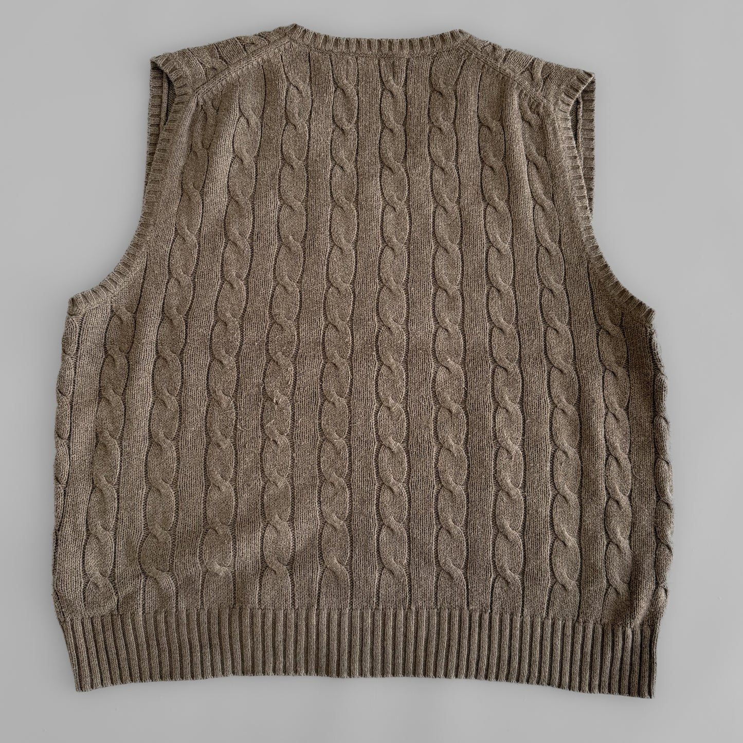 Ralph Lauren Cable Knit Vest - Large