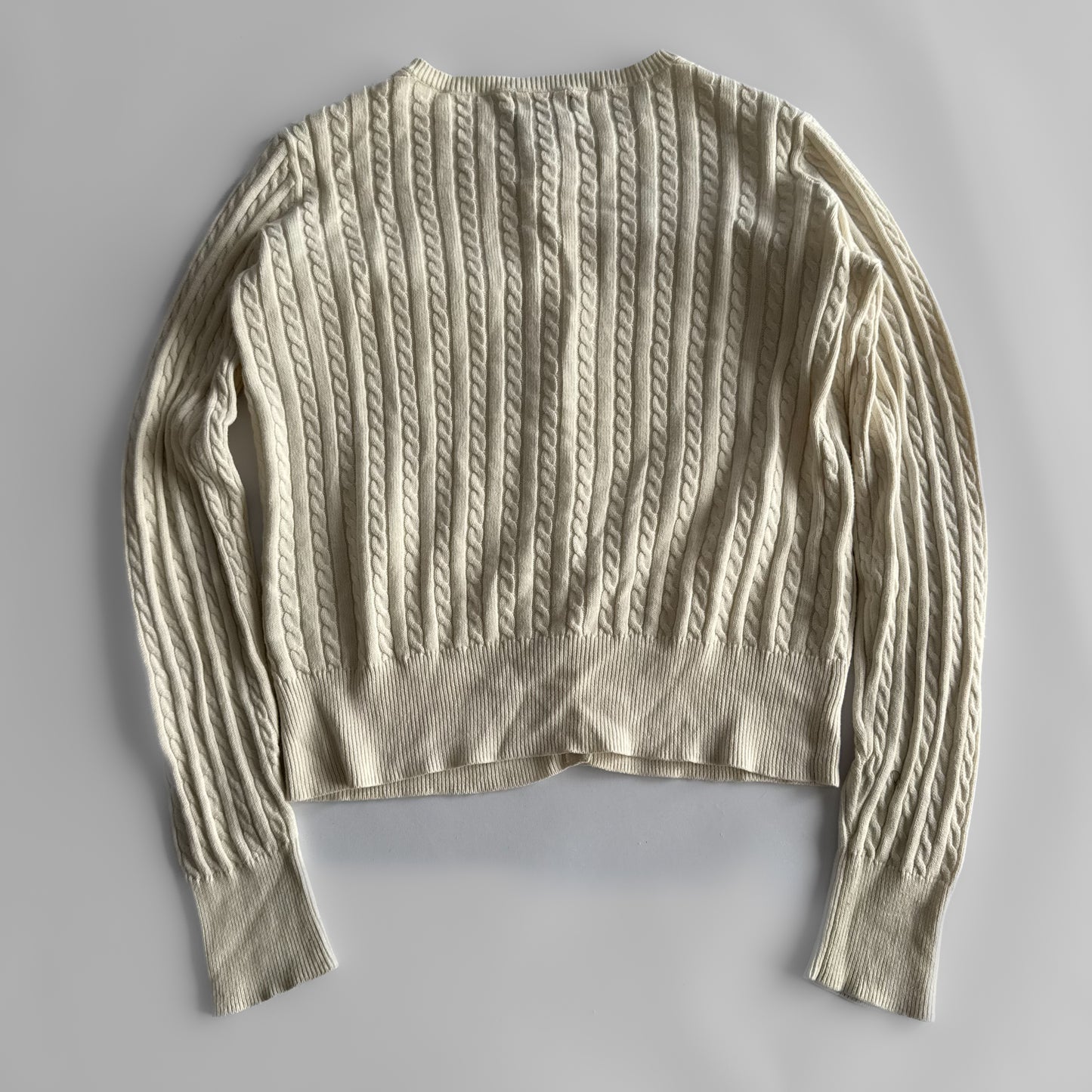 Ralph Lauren Cable Knit Cardigan - Small