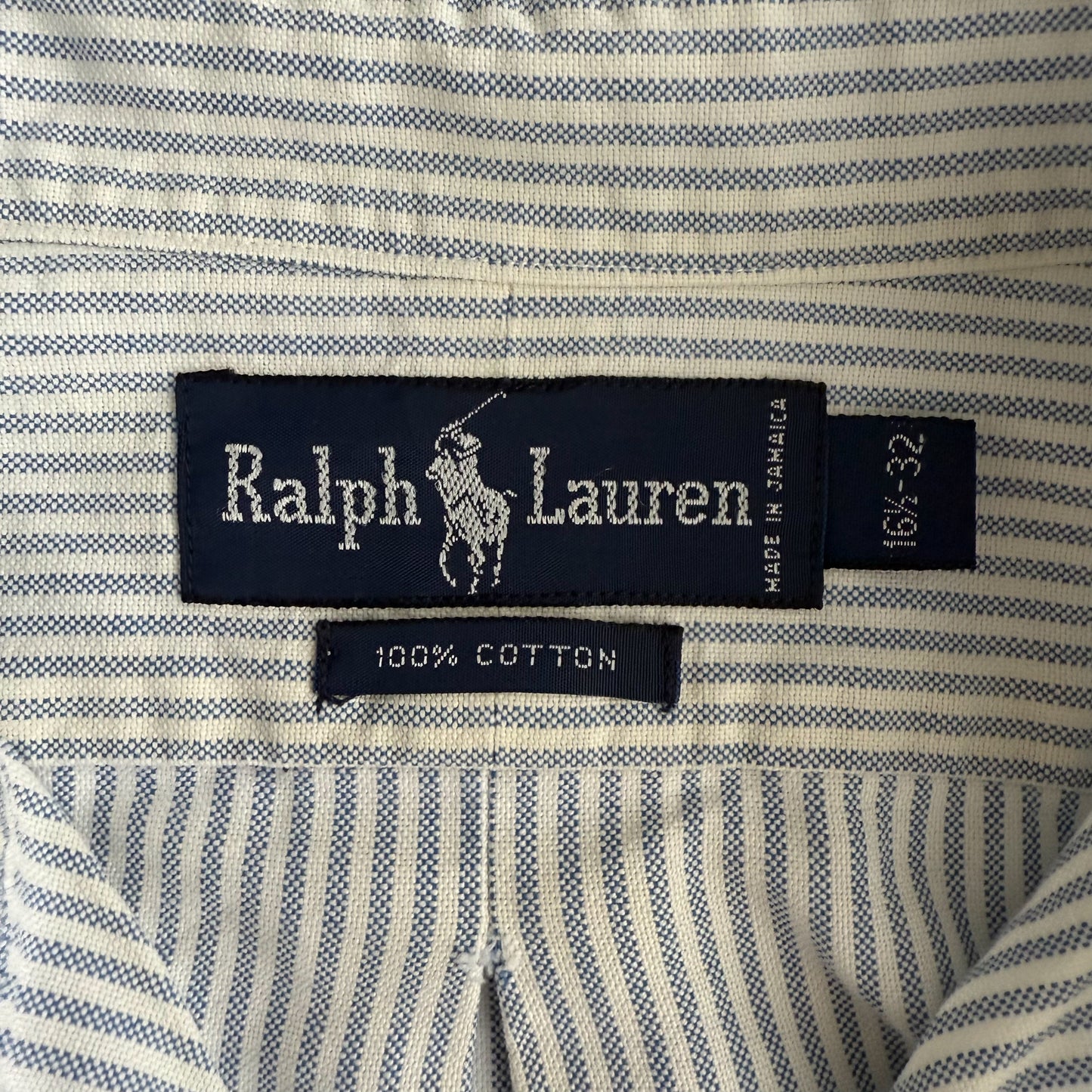 Ralph Lauren Striped Button Up Shirt - XL