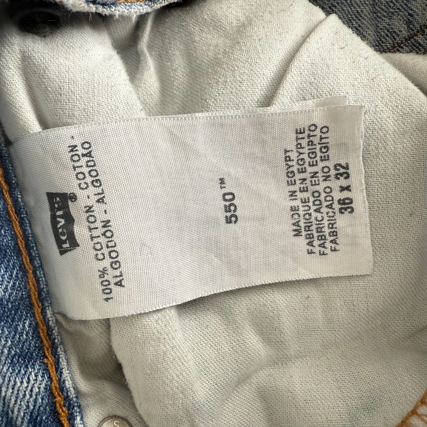 Levis 550 Wide Leg Jeans - 36 X 32