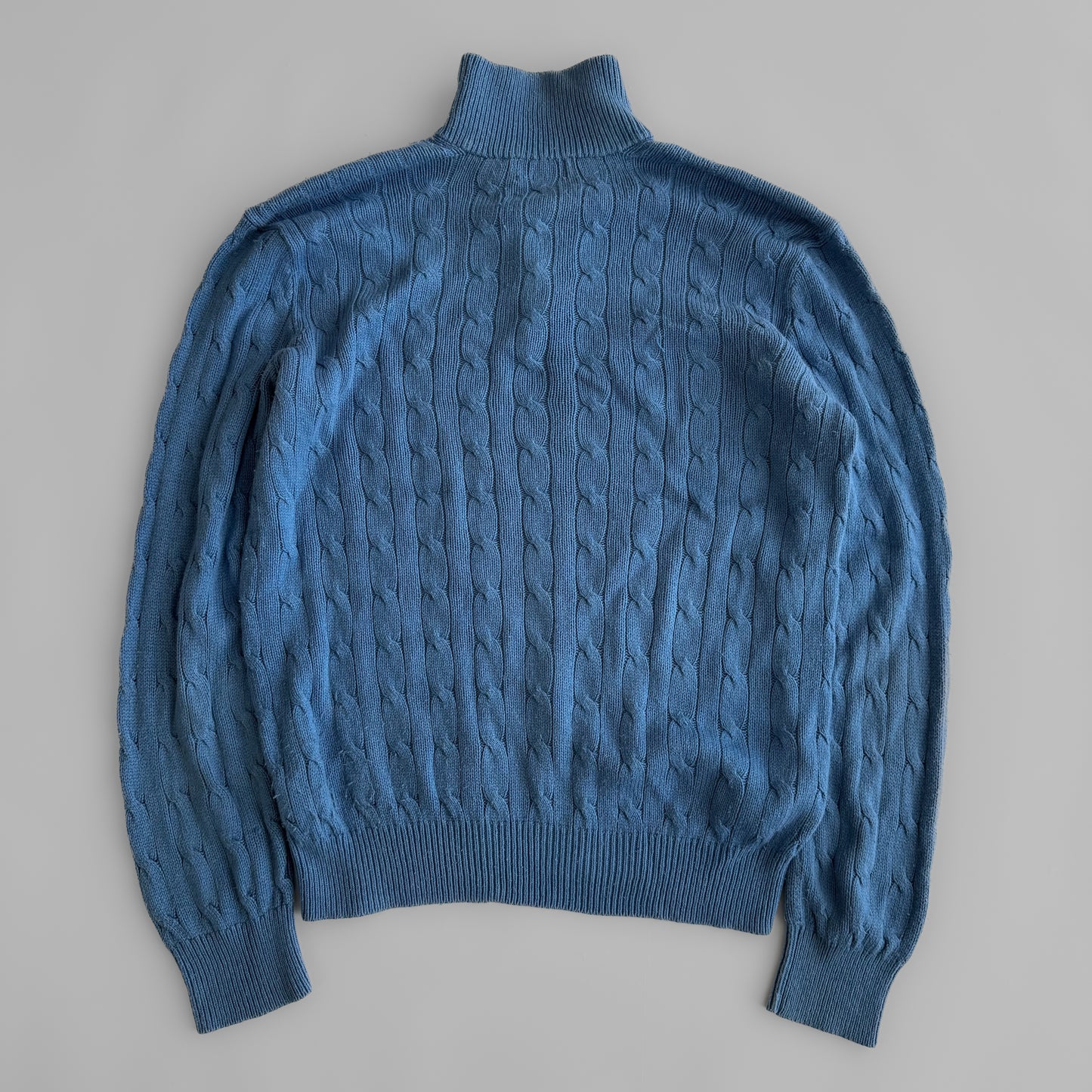 Ralph Lauren Cable Knit Quarter Zip - Medium