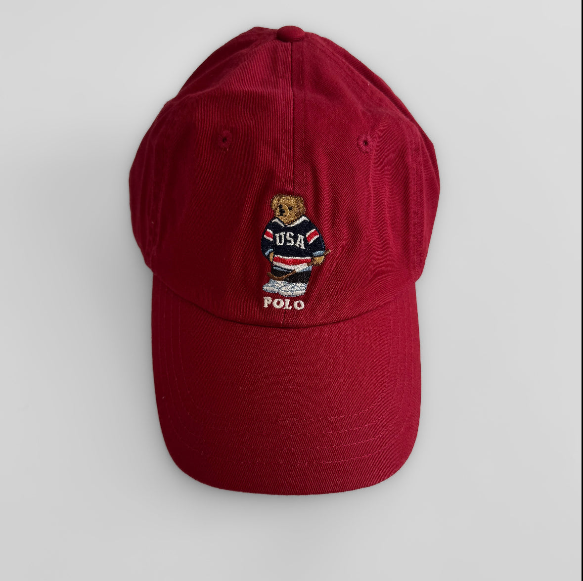 Polo Hockey Bear Cap