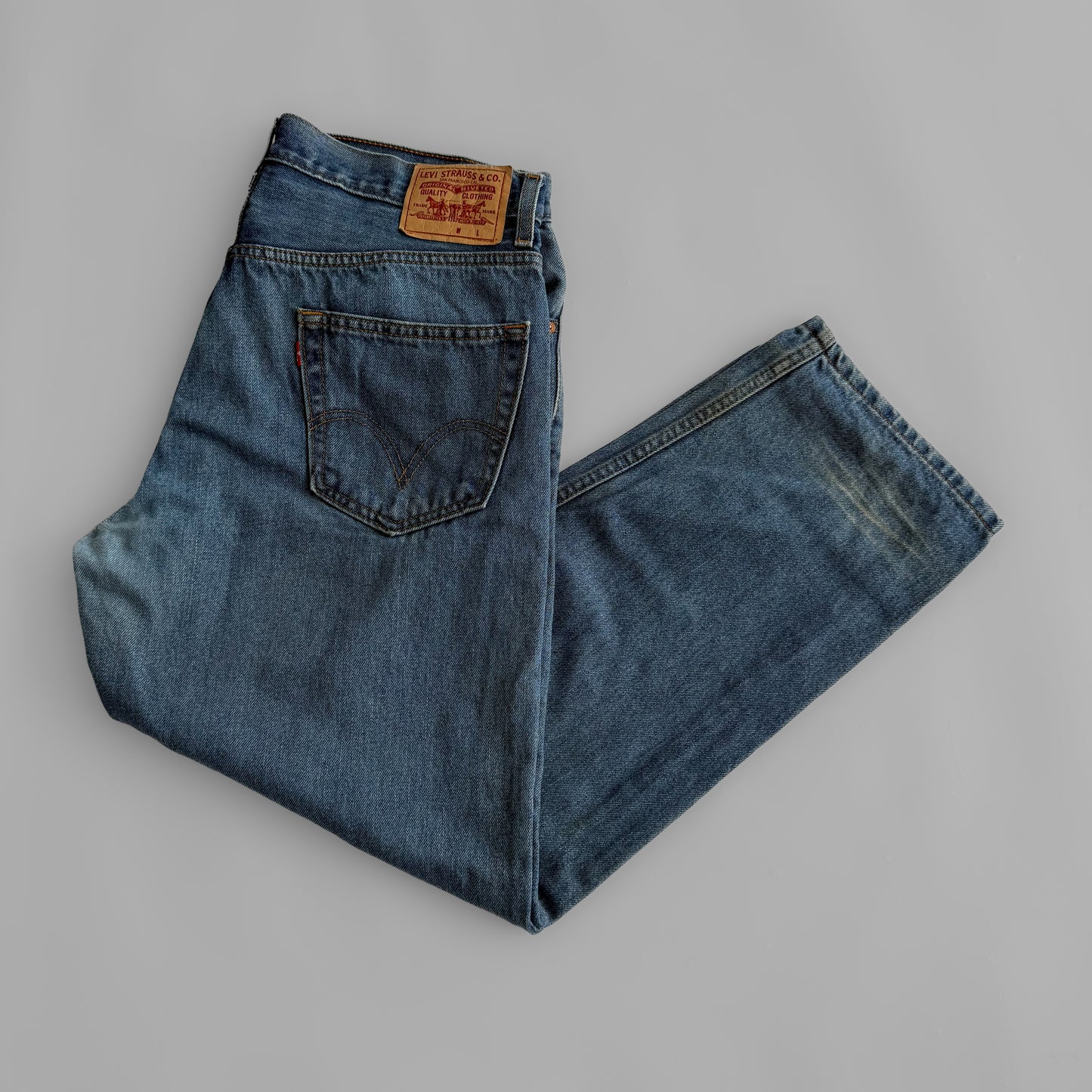 Levis 505 Straight Cut Jeans - 34 X 32