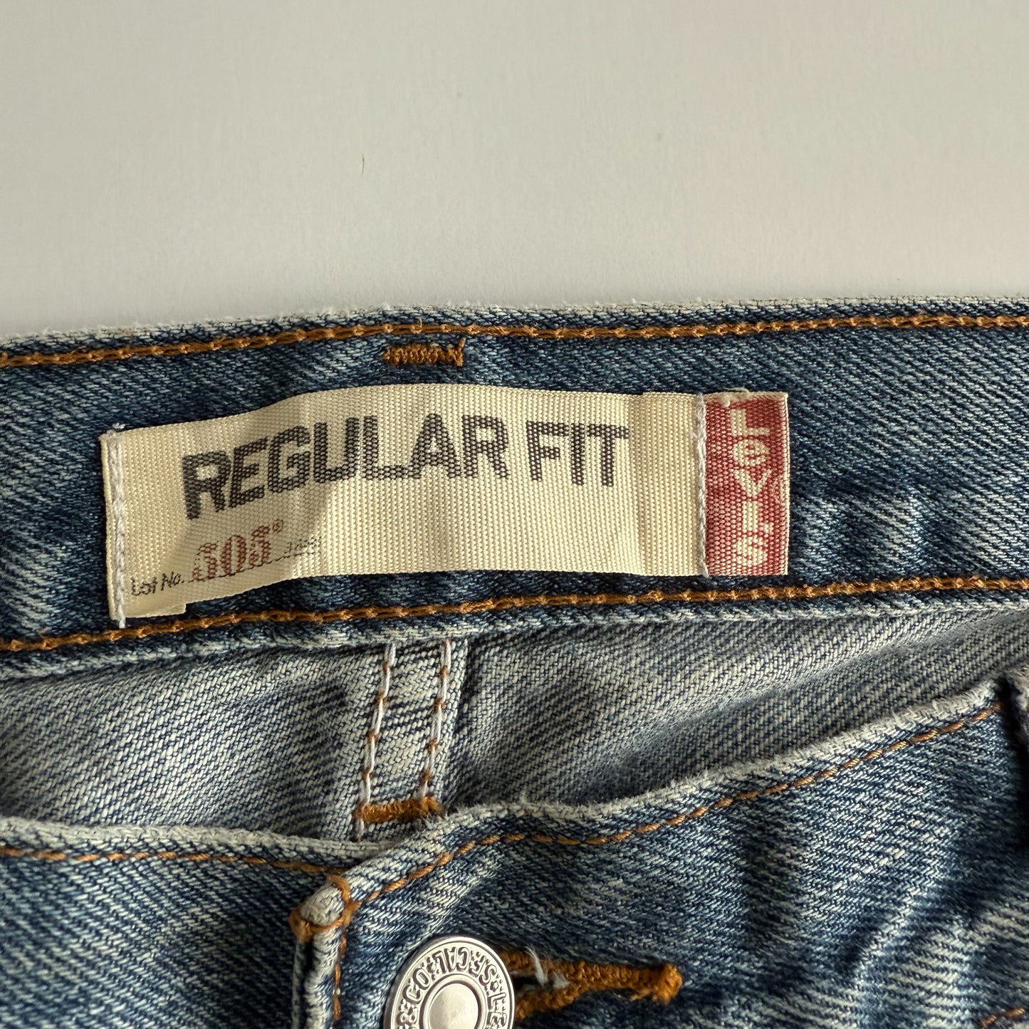 Levis 505 Straight Leg Jeans - 36 X 34