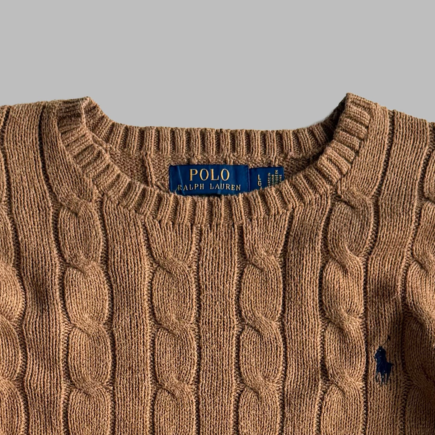 Ralph Lauren Cable Knit - Large