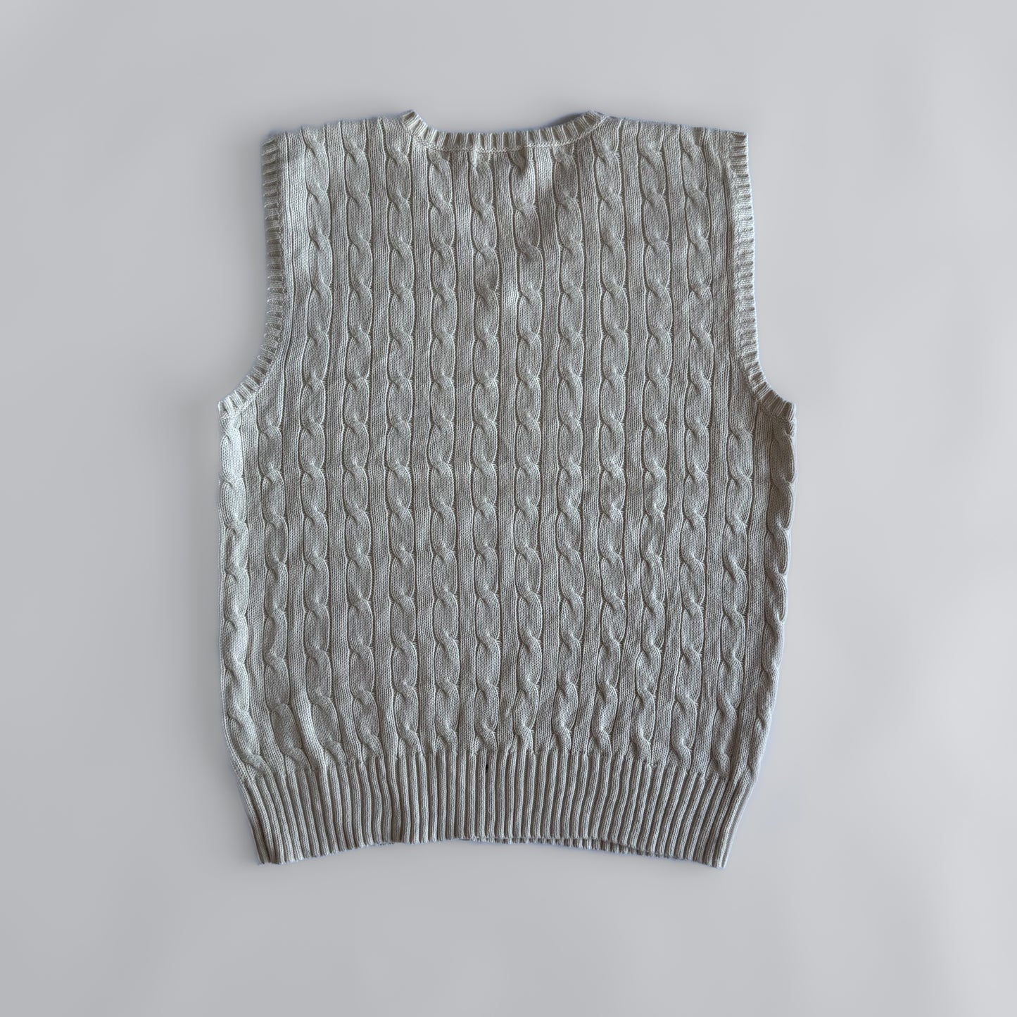 Ralph Lauren Cable Knit Vest - Medium