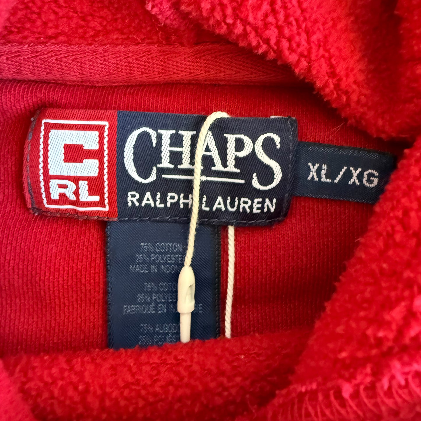 Ralph Lauren Chaps Hoodie - XL