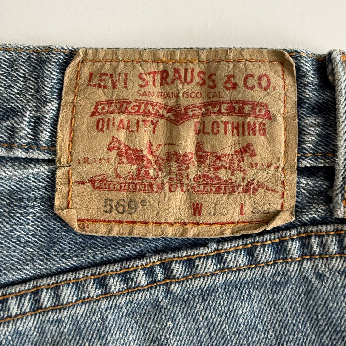 Levis 569 Wide Leg Jeans - 36”