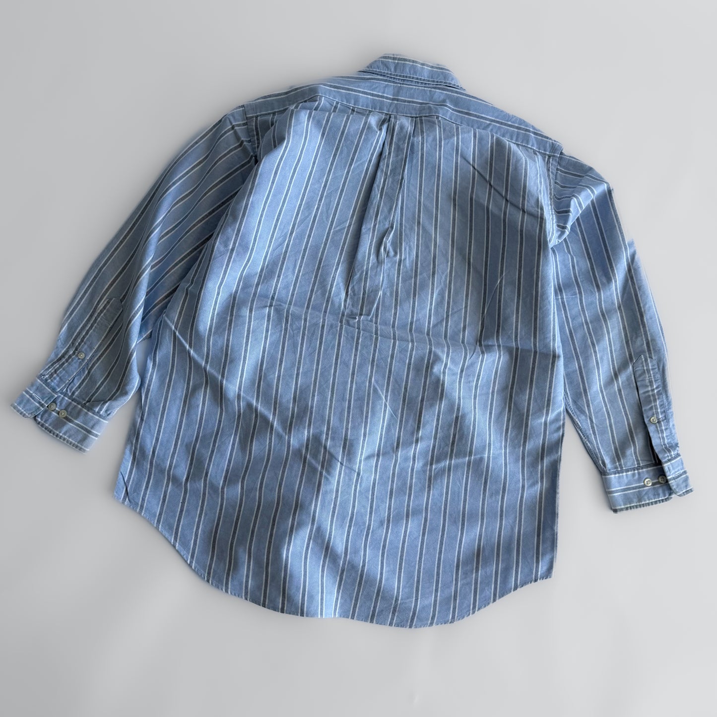 Ralph Lauren Striped Button Up Shirt - Large