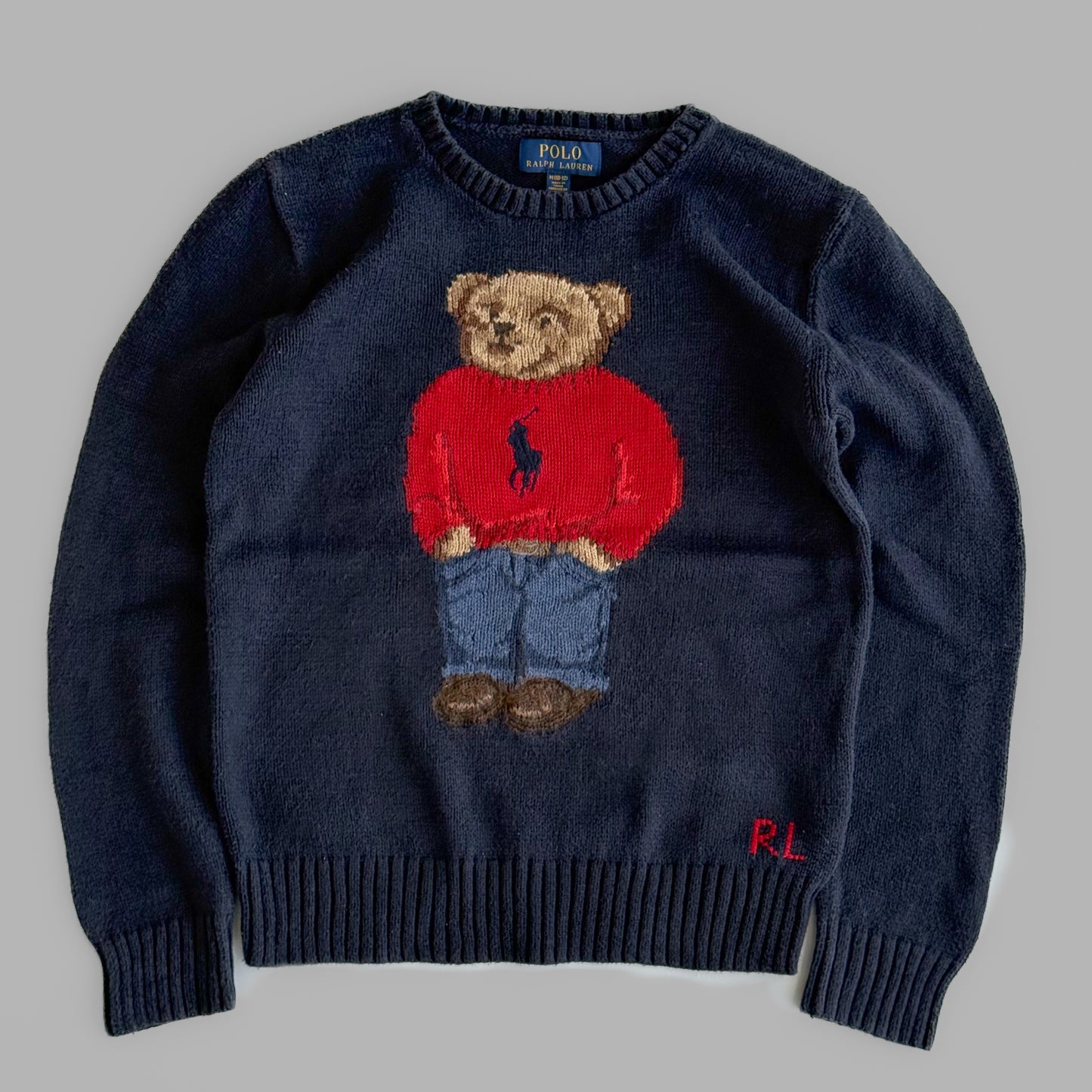 Ralph Lauren Bear Knit - Small