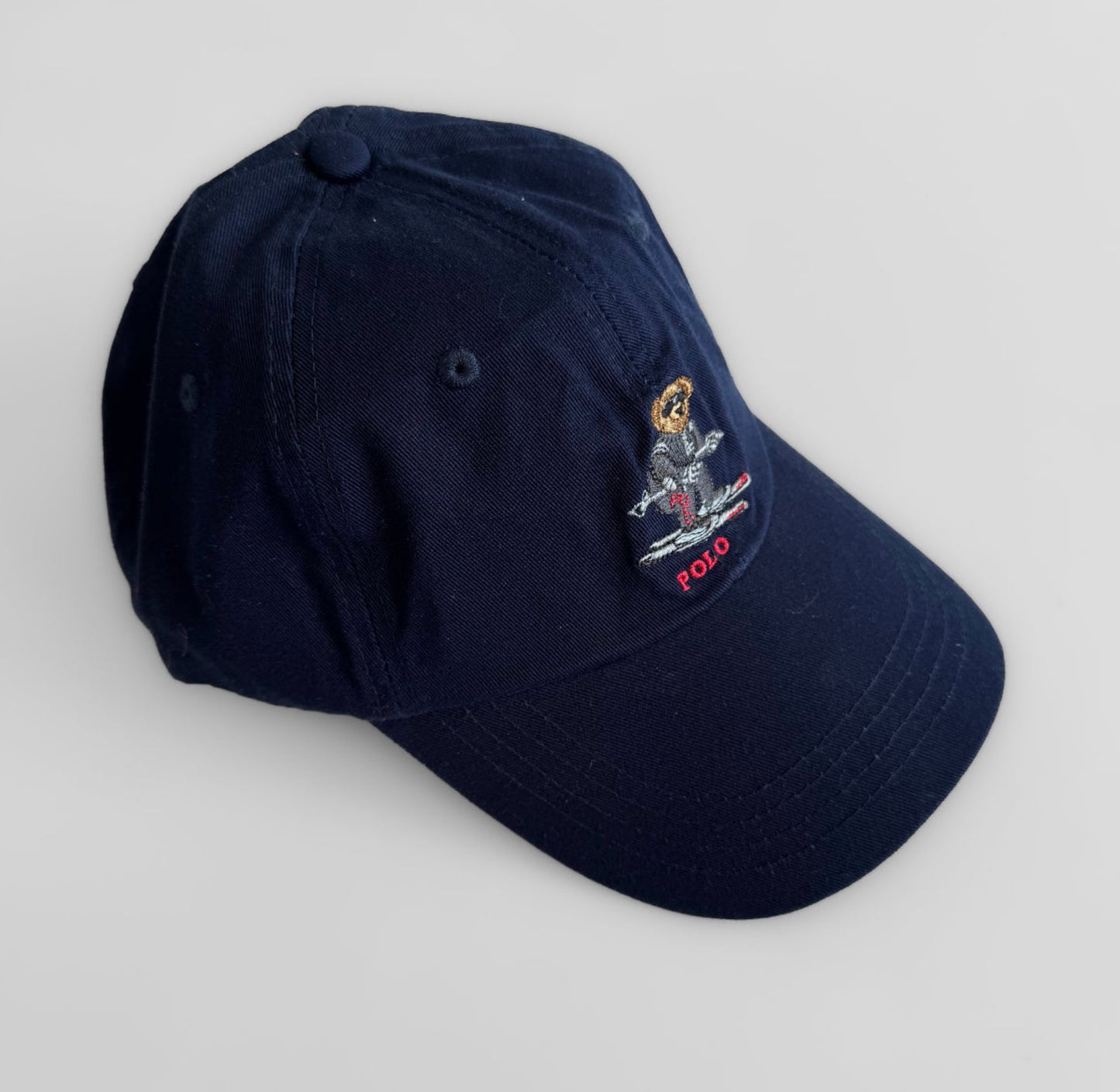 Polo Skiing Bear Cap
