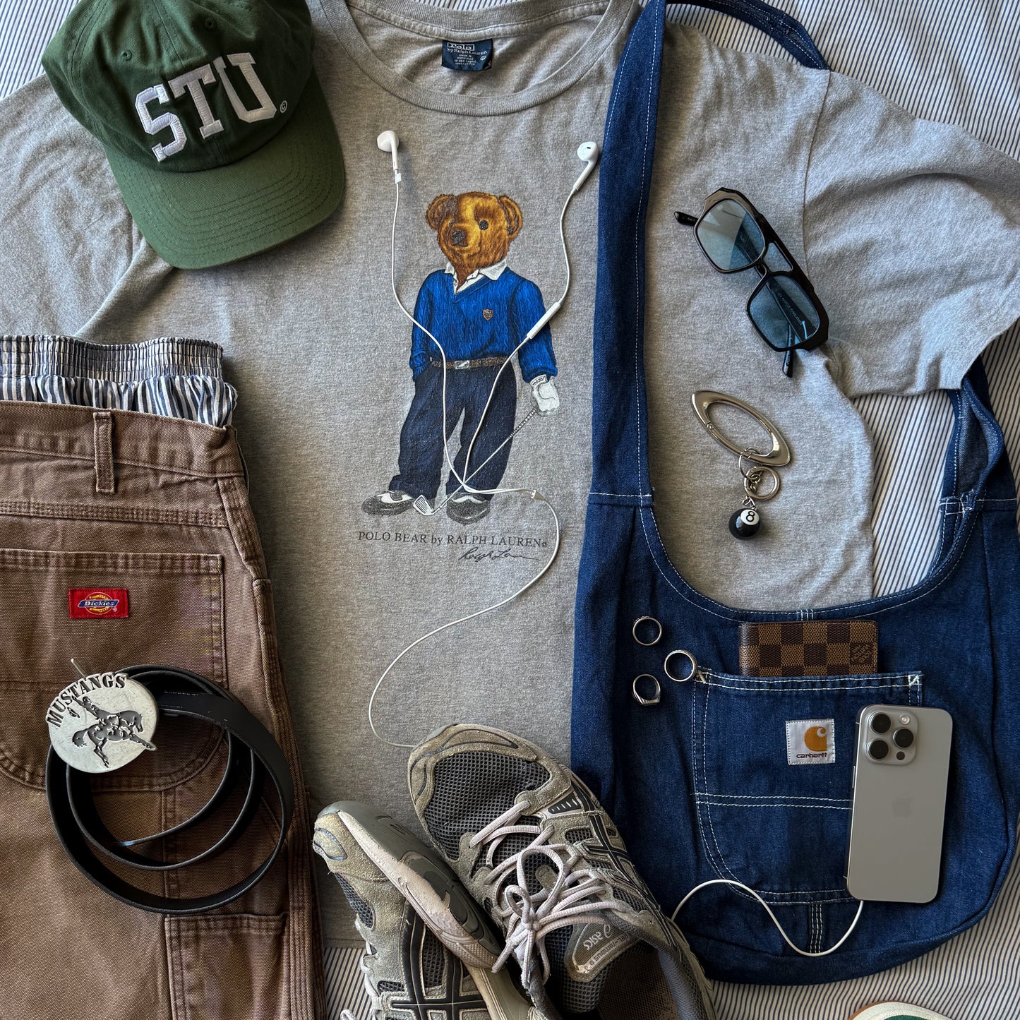 Reworked Carhartt Sling - Blue Denim