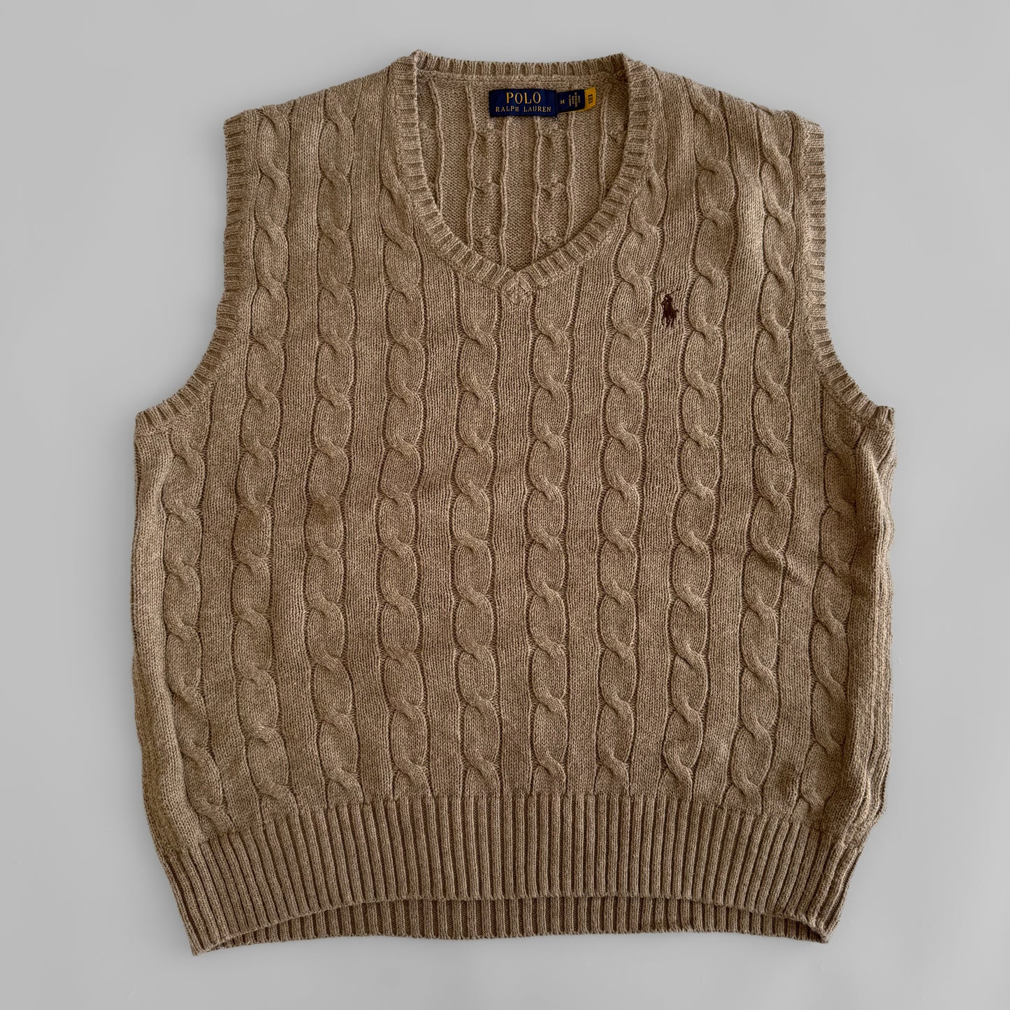 Ralph Lauren Cable Knit Vest - Medium