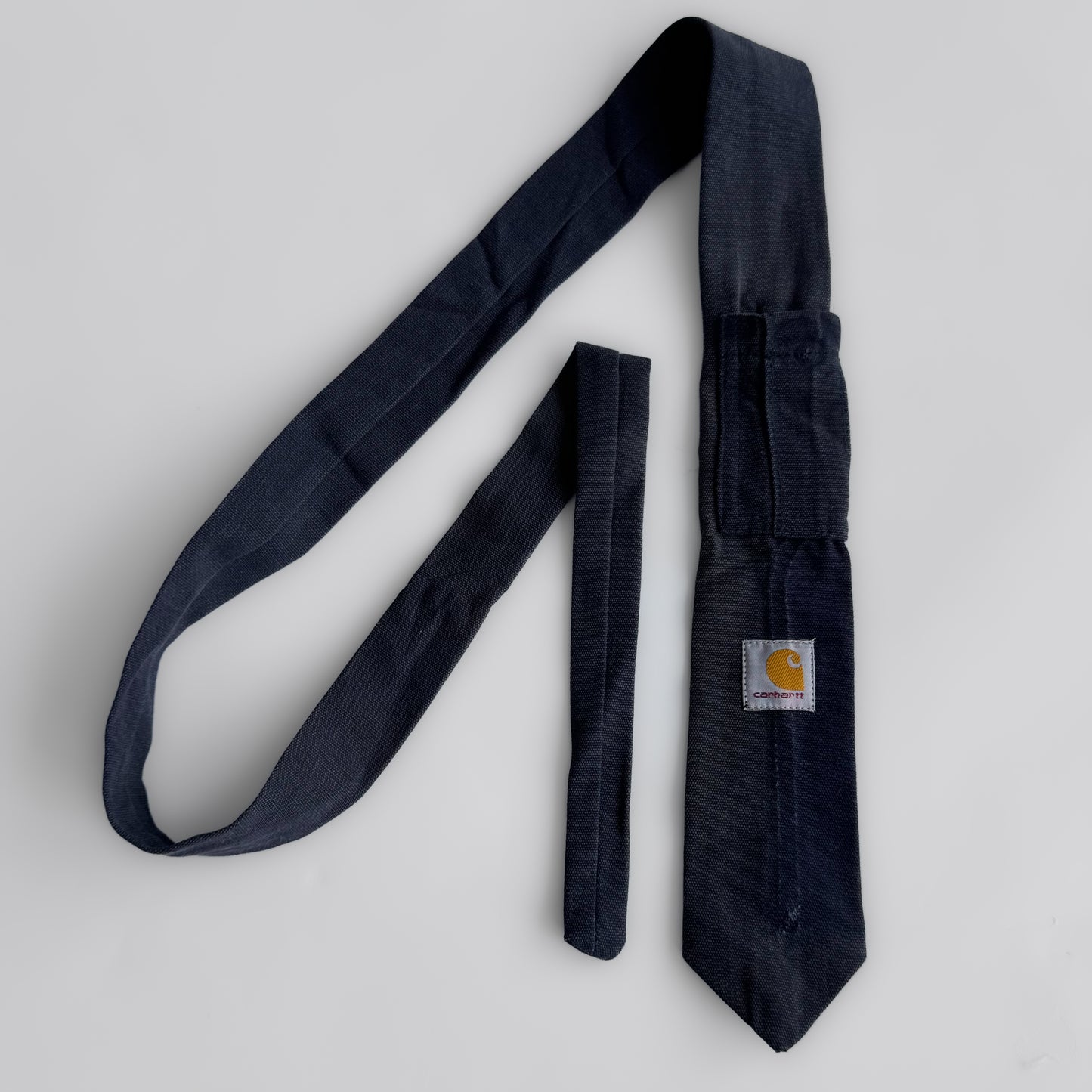 Reworked Carhartt Tie - Navy