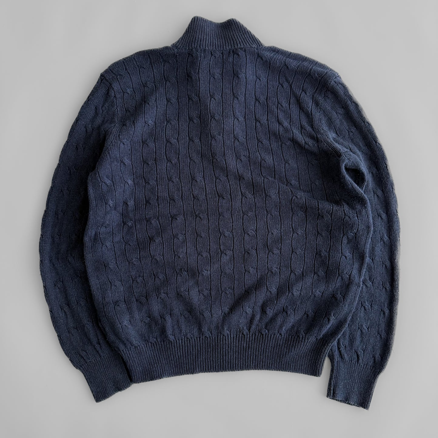 Ralph Lauren Cable Knit Quarter Zip - Medium