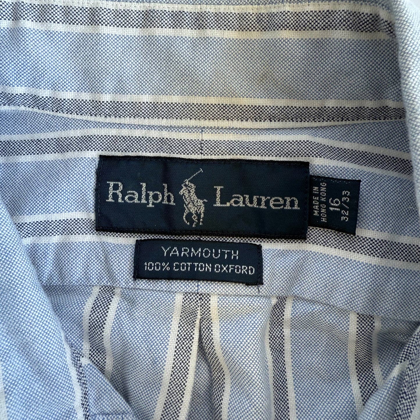 Ralph Lauren Striped Button Up Shirt - Large