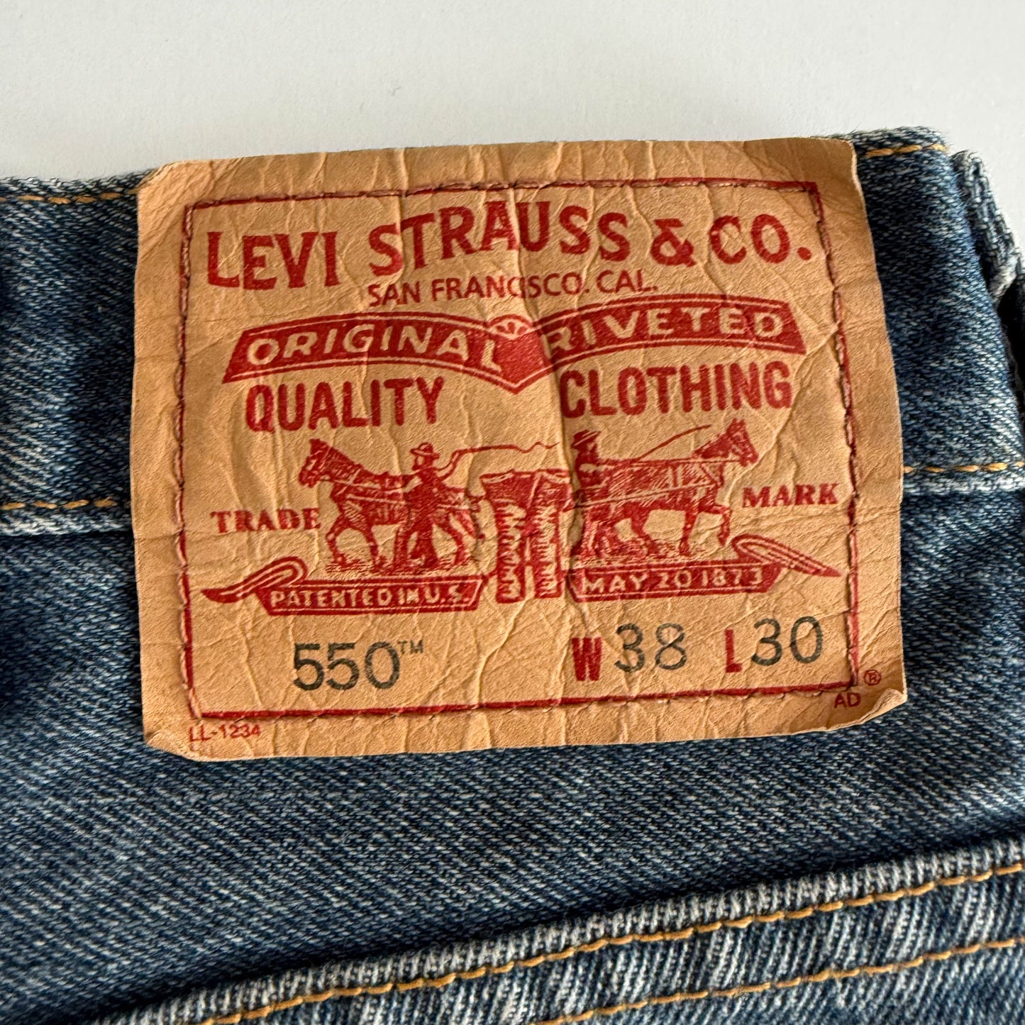 Levis 505 Wide Leg Jeans - 38 X 30