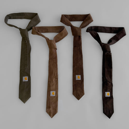 Reworked Carhartt Tie - Brown
