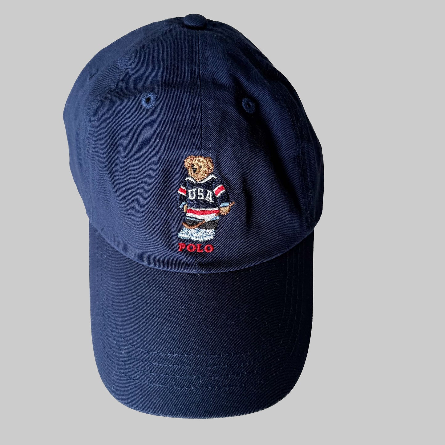 Polo Hockey Bear Cap