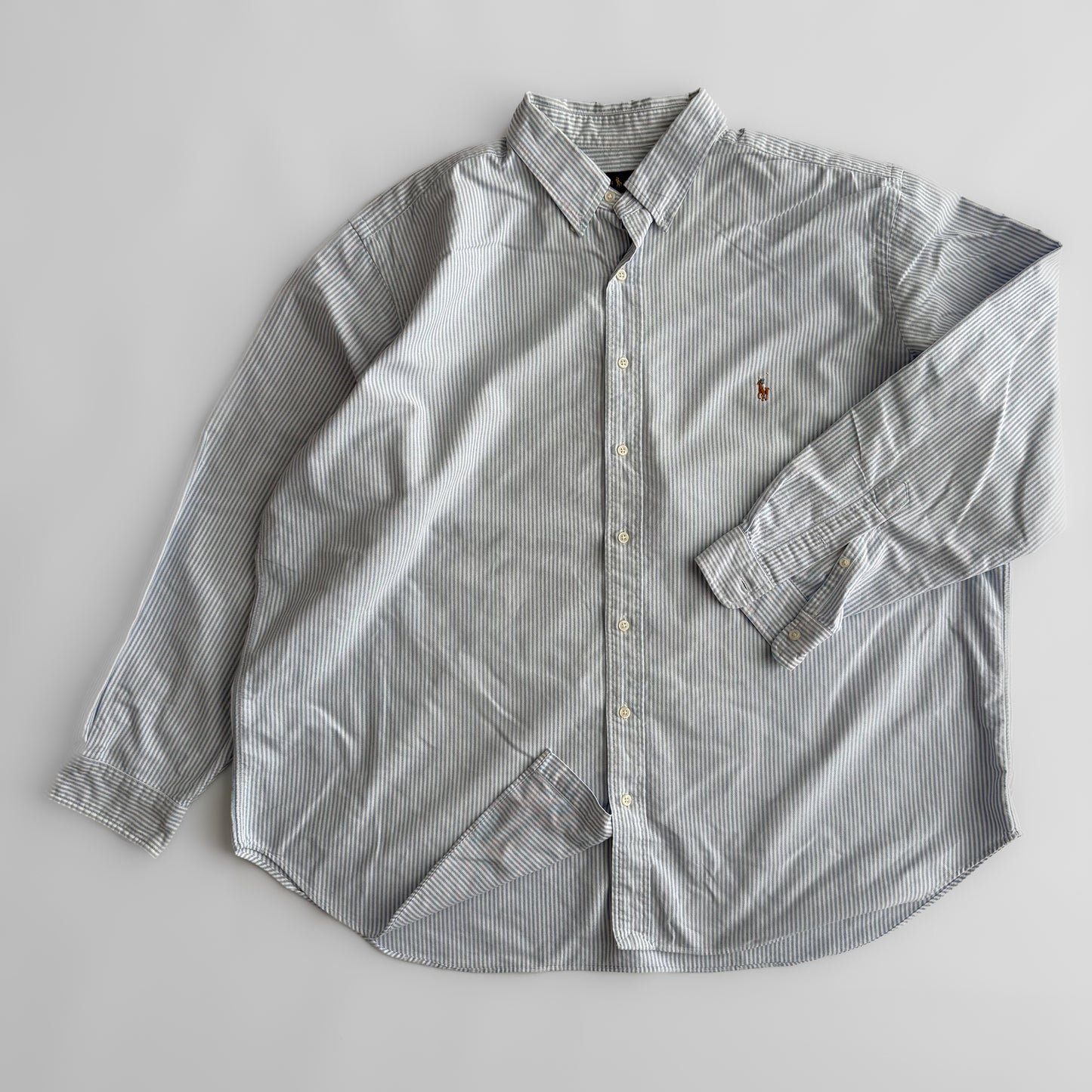 Ralph Lauren Striped Button Up Shirt - XXL