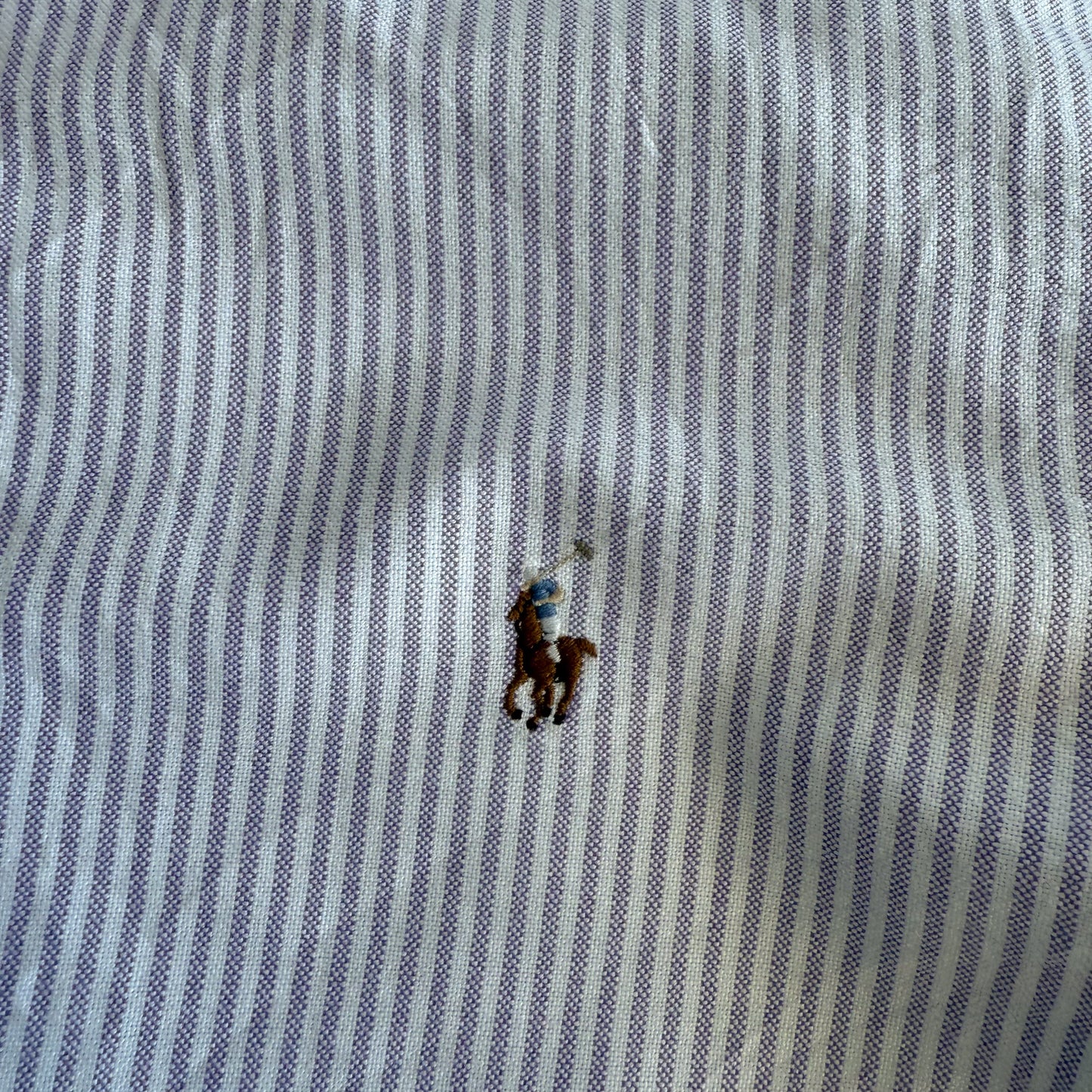 Ralph Lauren Striped Button Up Shirt - Small