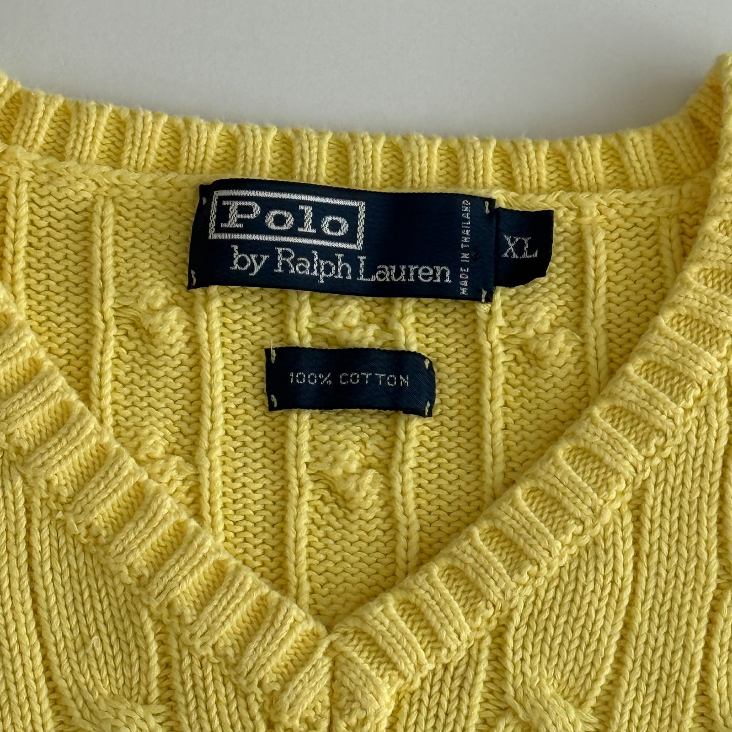 Ralph Lauren Cable Knit Vest - XL