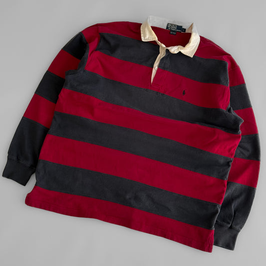 Ralph Lauren Striped Rugby Shirt - Large