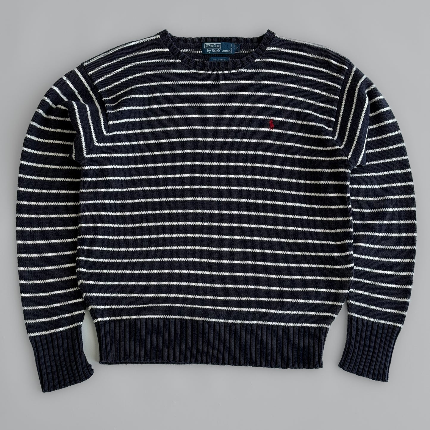 Ralph Lauren Striped Heavy Knit - Medium