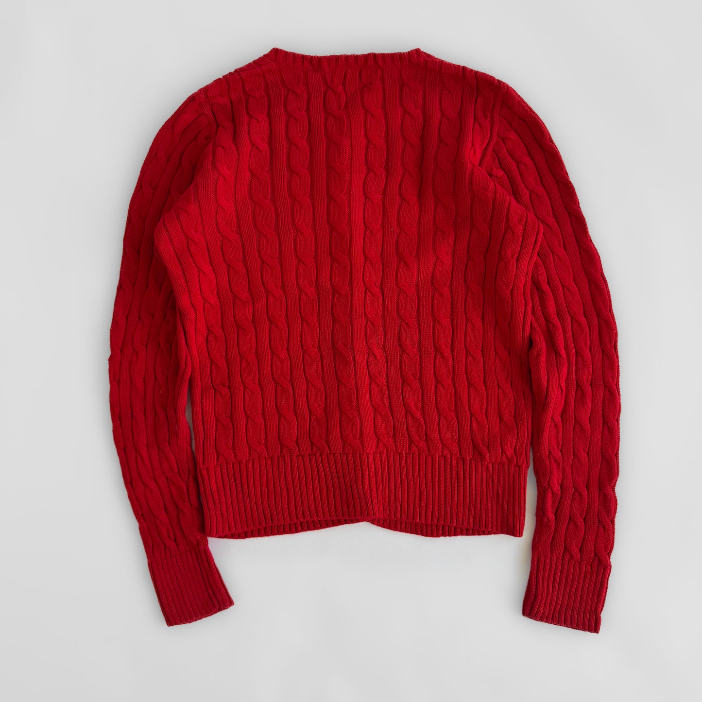 Ralph Lauren Cable Knit Cardigan - Small