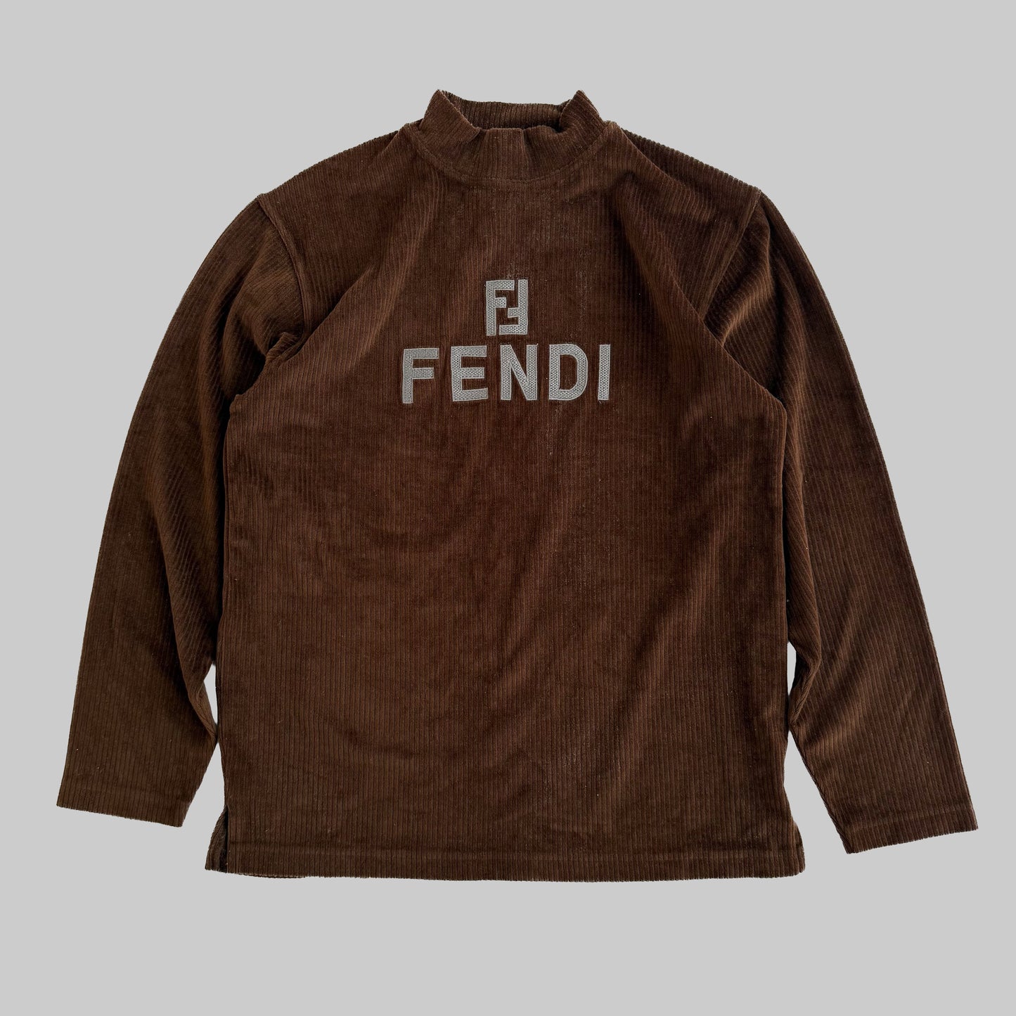 90s Fendi Velvet Sweatshirt - Medium