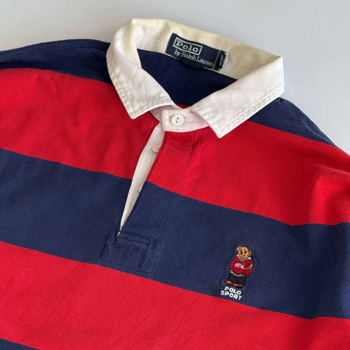 Ralph Lauren Bear Rugby Shirt - Large