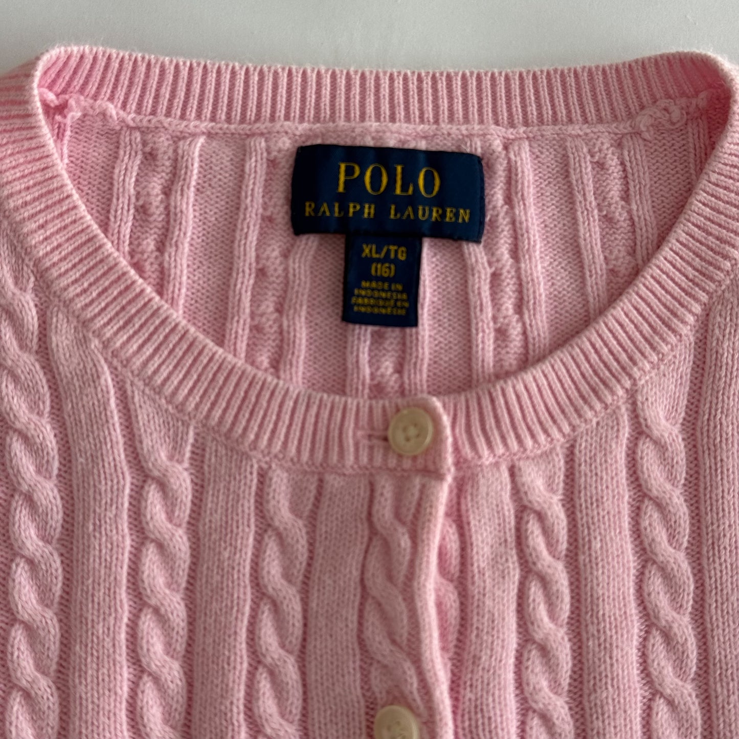 Ralph Lauren Cable Knit Cardigan - Medium