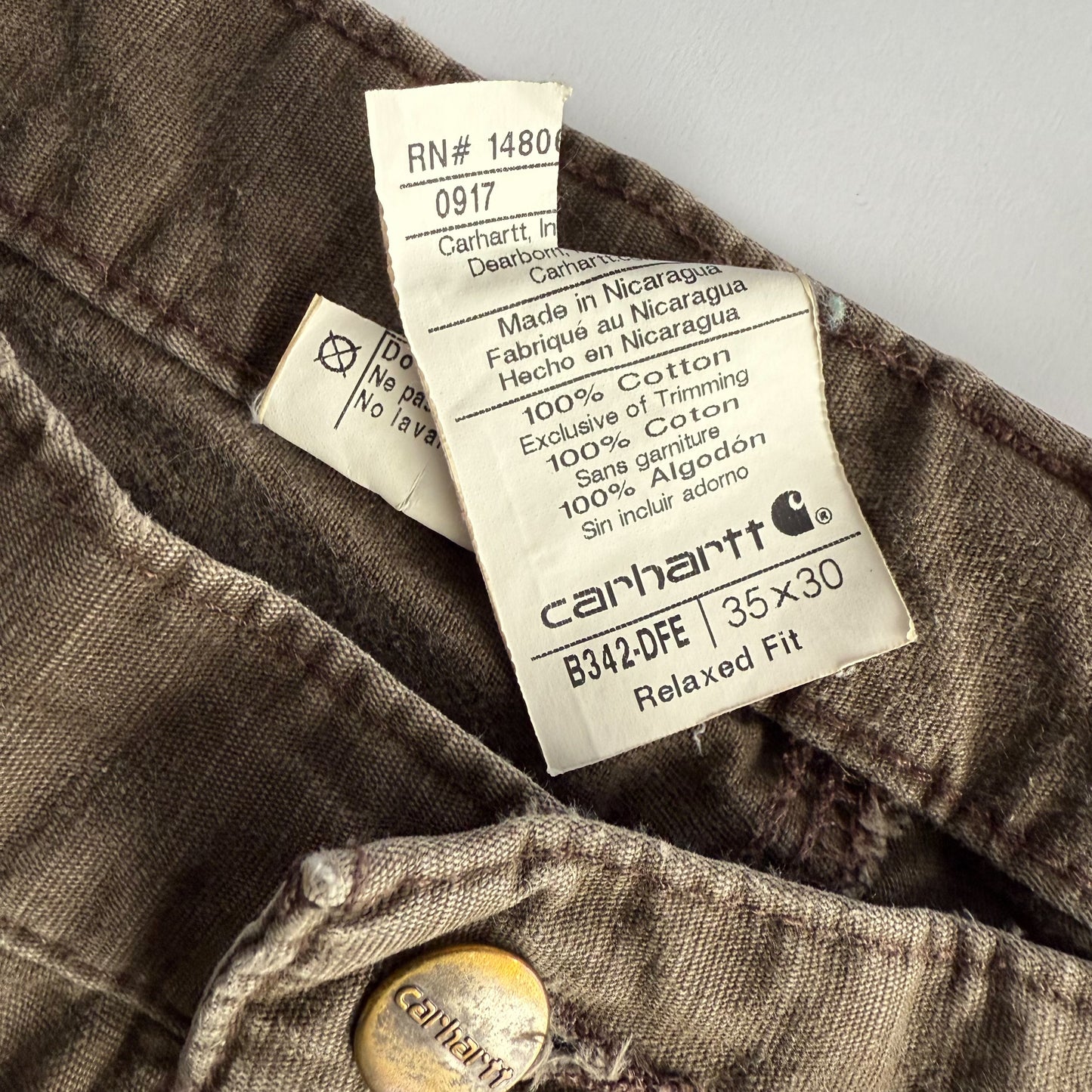 Carhartt Cargo Jeans - 35”
