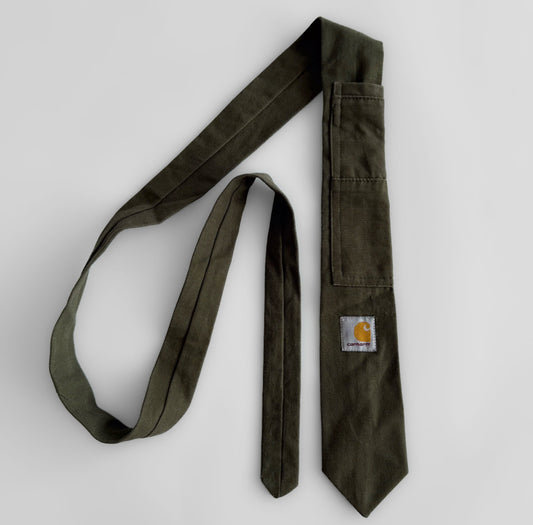 Reworked Carhartt Tie - Green