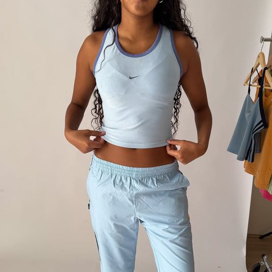 Y2K Nike Swoosh Activewear Top - XS/S