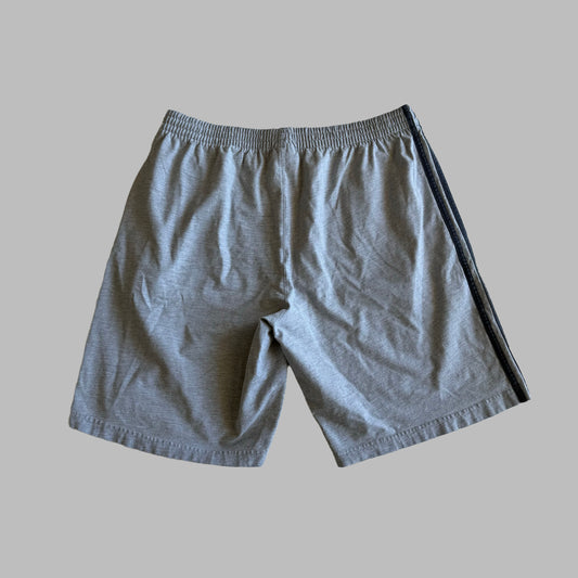 Y2K Adidas Three Stripe Cotton Shorts - M