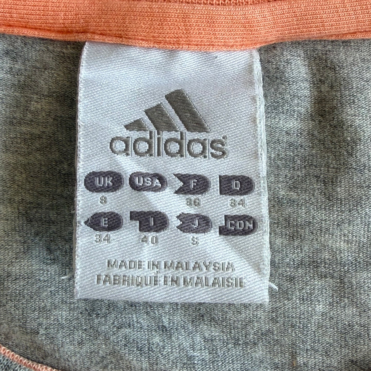 Y2K Adidas Three Stripe Baby Tee - M
