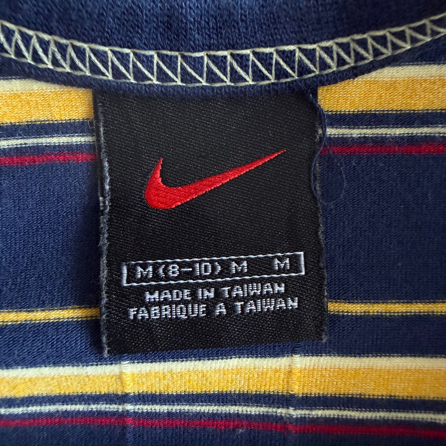 Y2K Nike Striped Activewear Tank - S
