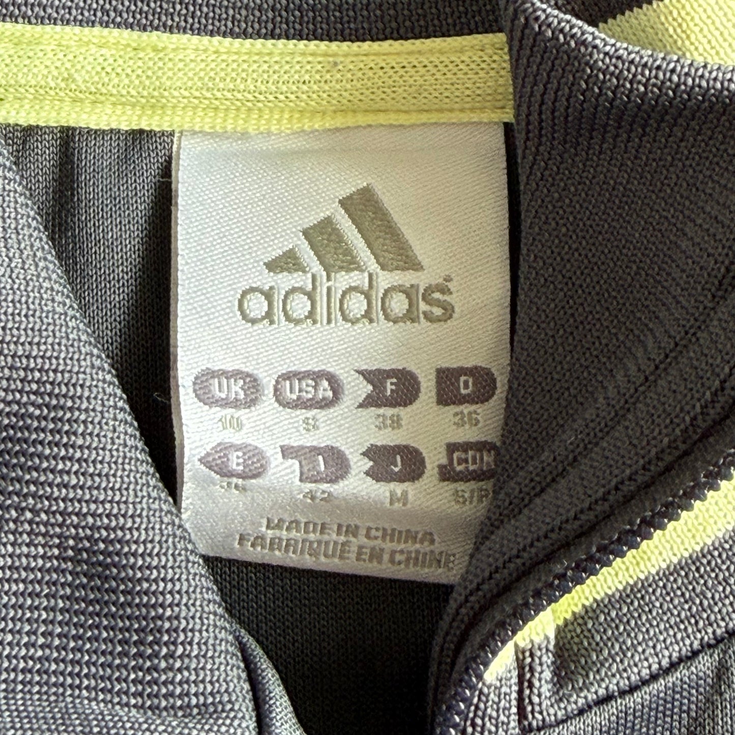 Y2K Adidas Spell Out Track Jacket - S