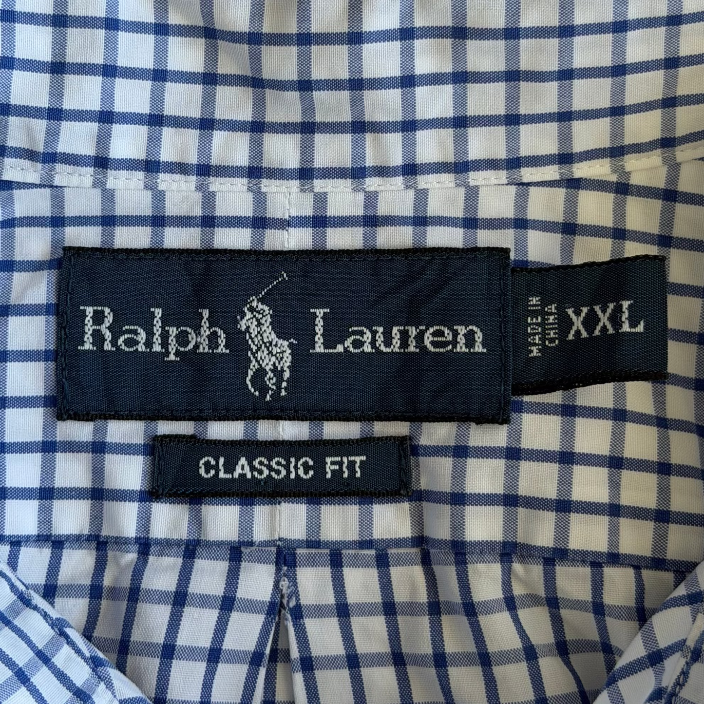 Y2K Polo Ralph Lauren Checkered Button Up Shirt - XXL