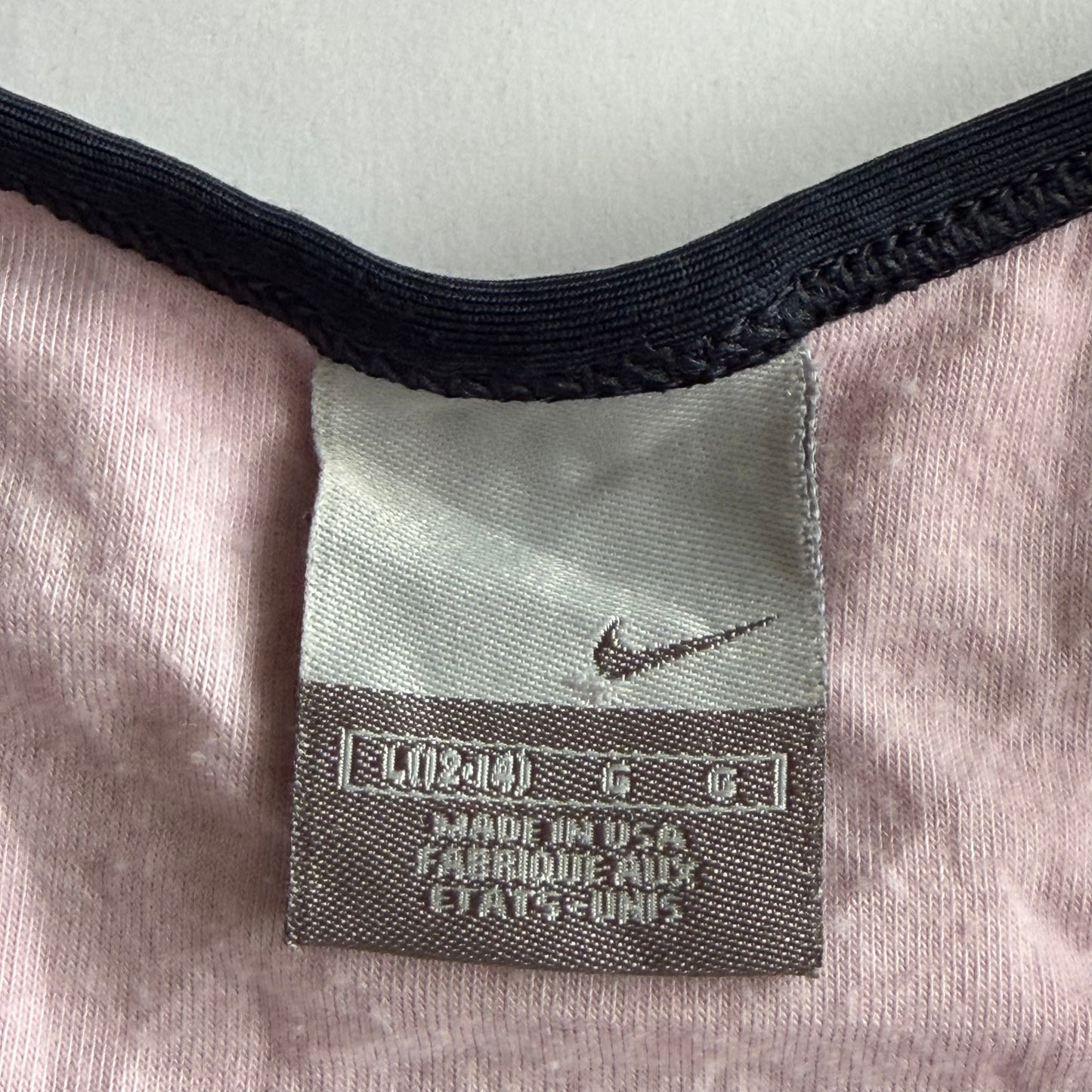 Y2K Nike Spell Out Activewear Tank - M/L