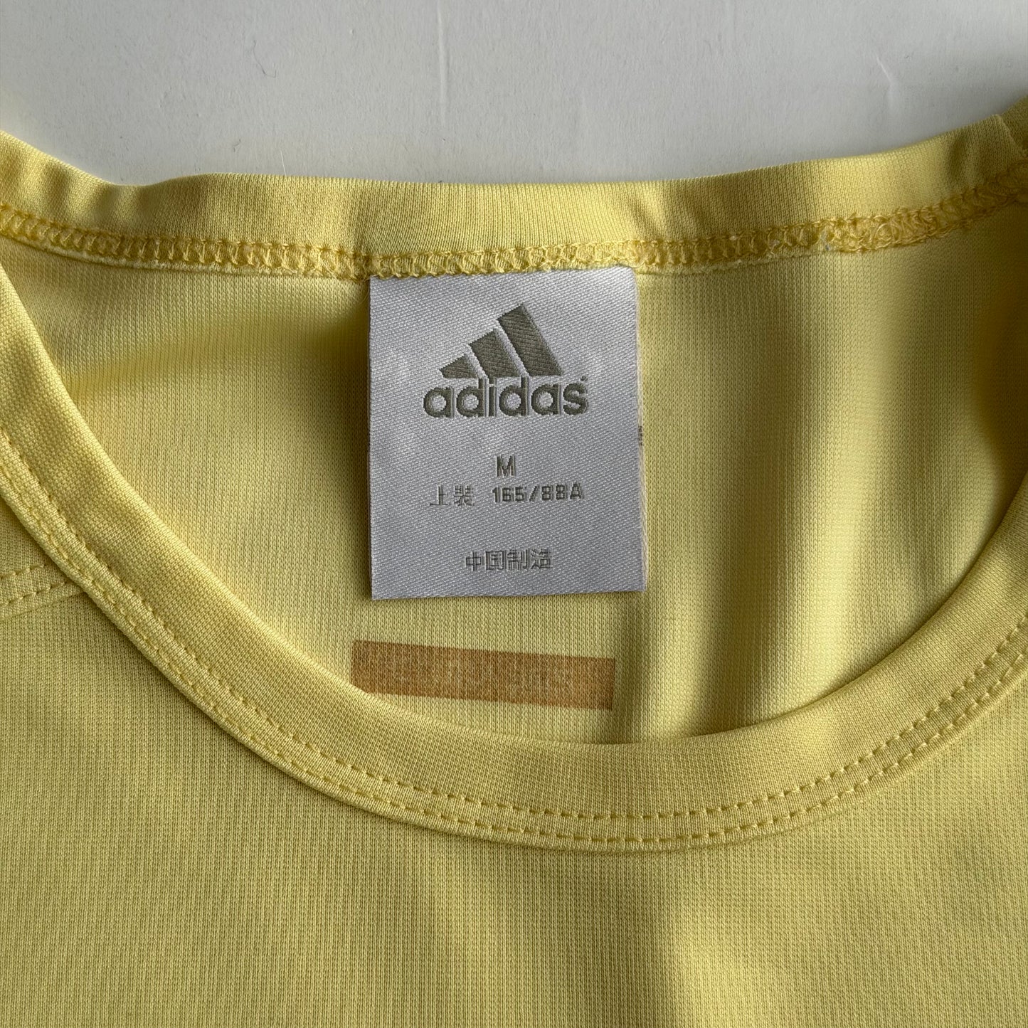 Y2K Adidas Three Stripe Activewear Top - M