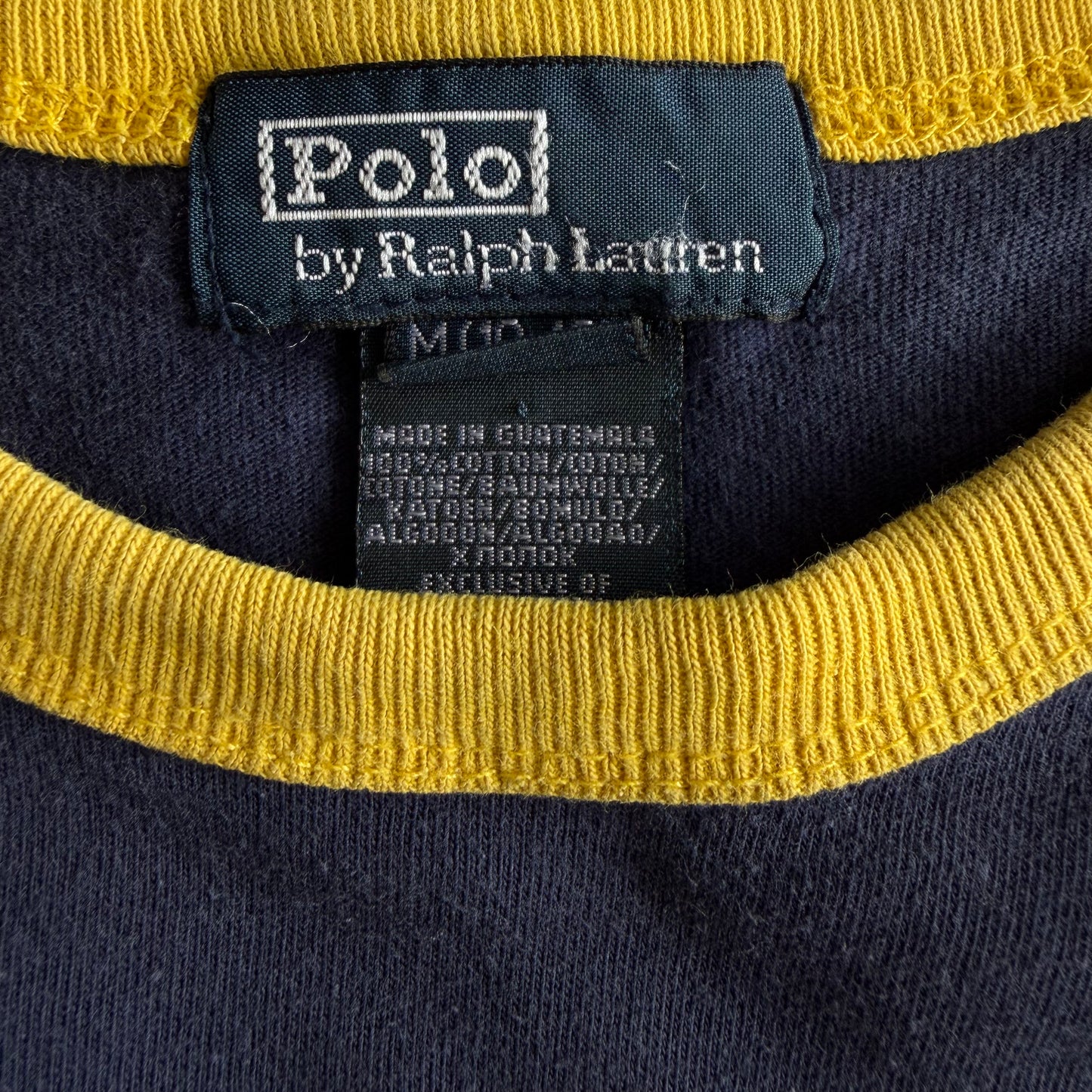 90s Polo Ralph Lauren Ringer Baby Tee - M/L