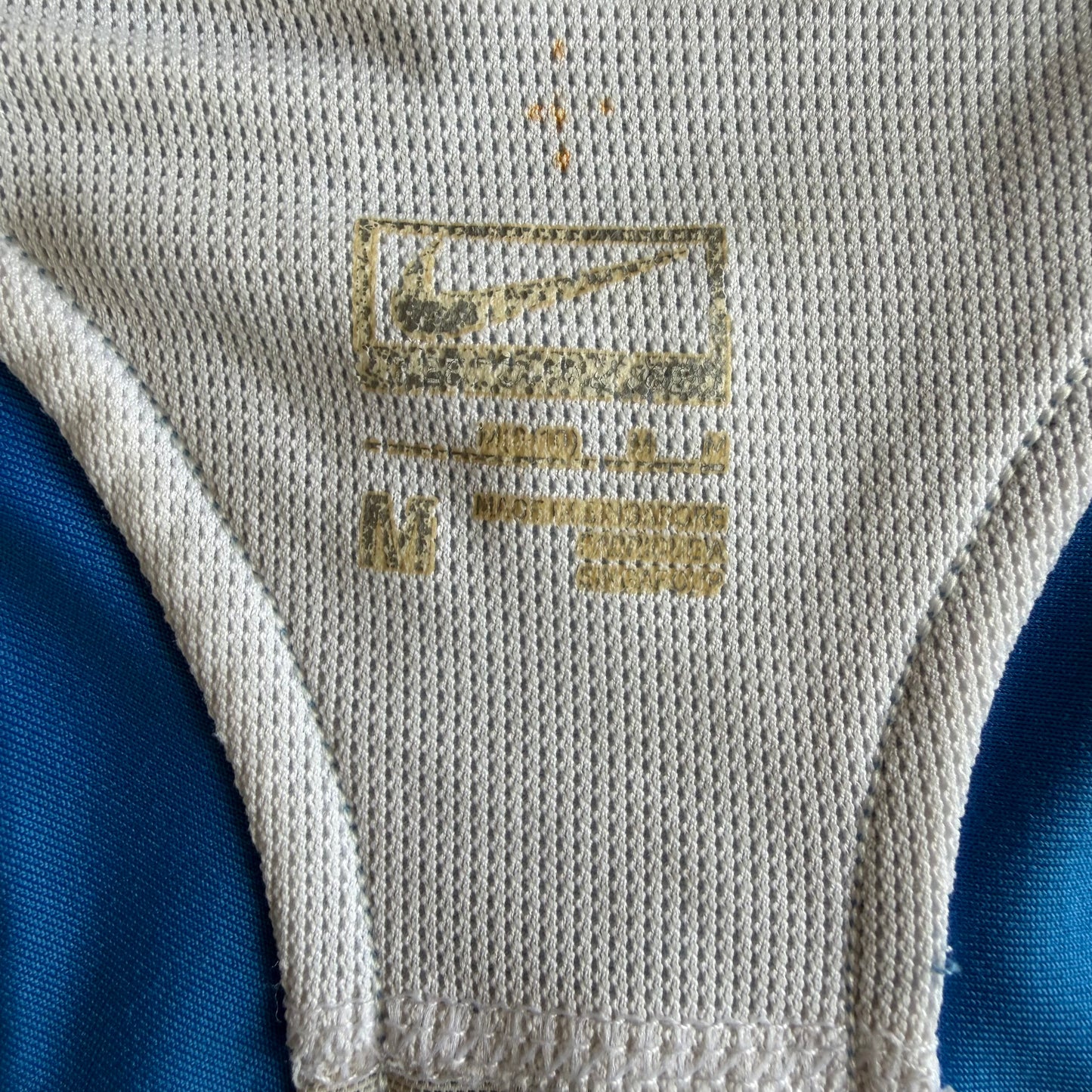 Y2K Nike Panelled Racer-Back Activewear Top - M