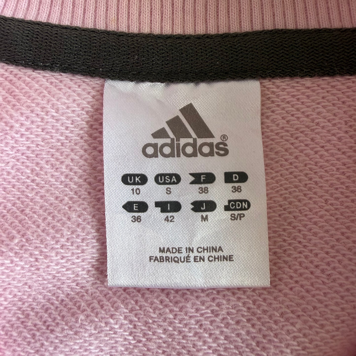 Y2K Adidas Spell Out Track Jacket - S/M